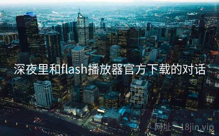 深夜里和flash播放器官方下载的对话  第2张